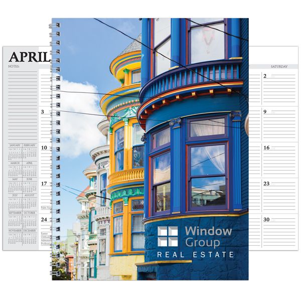 Full Color Spiral Desk Planner